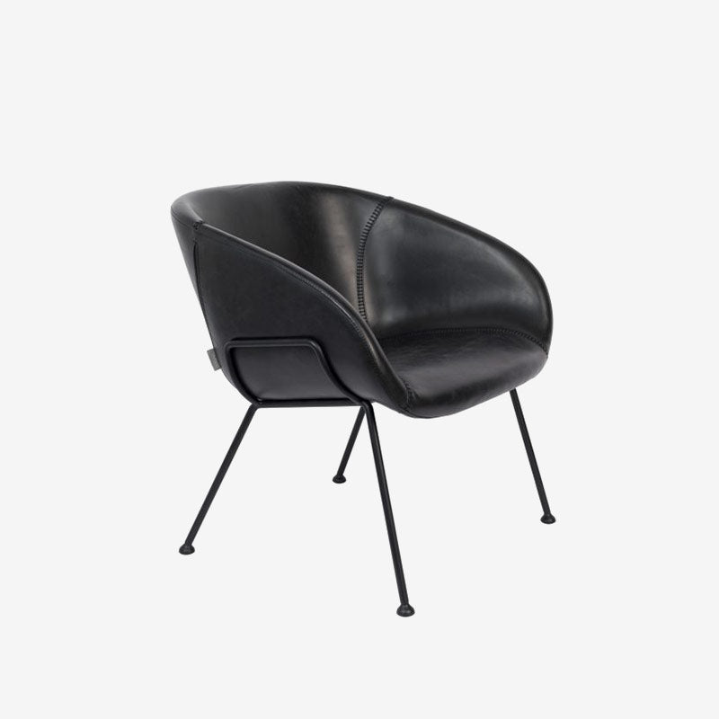 Stoel met gestoffeerde zitting